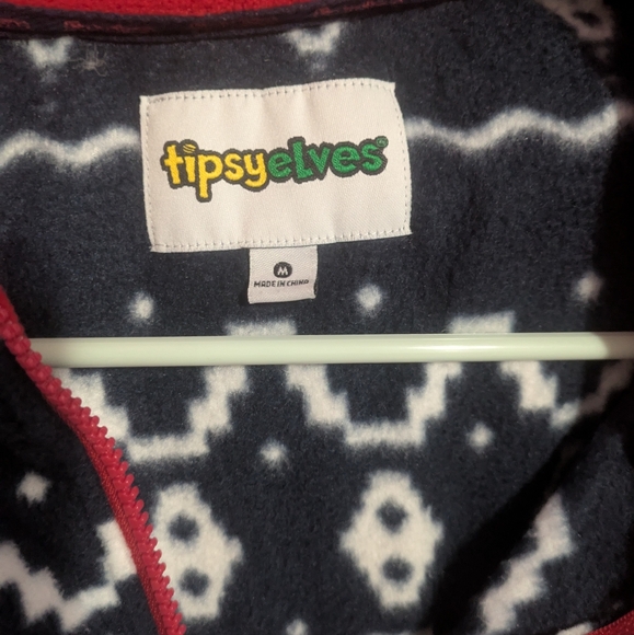Tipsy Elves Black and White Patterned Jacket - Picture 1 of 2